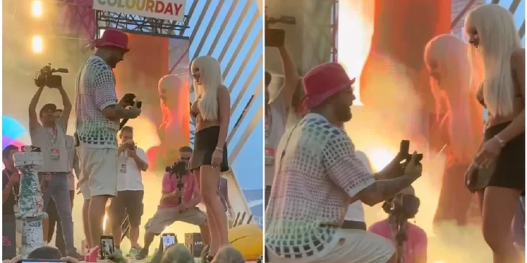 Ο FY έκανε πρόταση γάμου στη σύντροφό του από τη σκηνή του ΟΑΚΑ