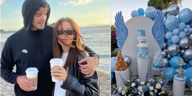 Η Ελένη Φουρέιρα και ο Αλμπέρτο Μποτία βάφτισαν τον γιο τους