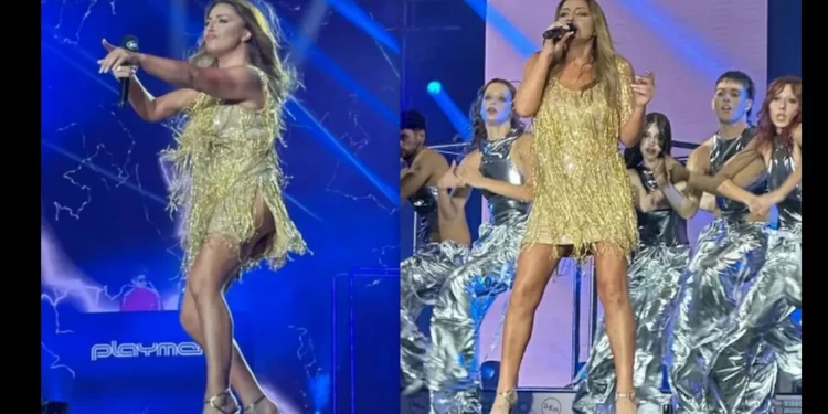 Mad VMA 2024 – Έλενα Παπαρίζου: Ντυμένη με «χρυσάφι»