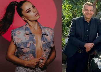 Μαρία Αντωνά και Γιώργος Λιάγκας στην Τήνο