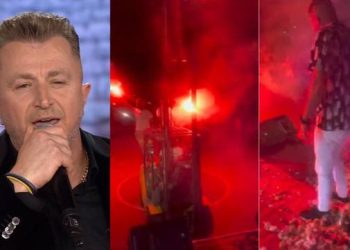 Υποδέχθηκαν τον Βελισσάρη με καπνογόνα, κλαρκ και…100 κιλά γαρίφαλα