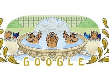 Αφιερωμένο στην καλλιτεχνική κολύμβηση του Παρισιού το Doodle της Google