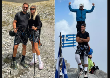 Κατσούλης – Βρεττός: Στην κορυφή του Ολύμπου με τις συντρόφους τους!