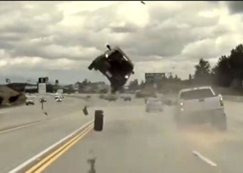 «Αδέσποτη ρόδα» έστειλε Ι.Χ. στον αέρα