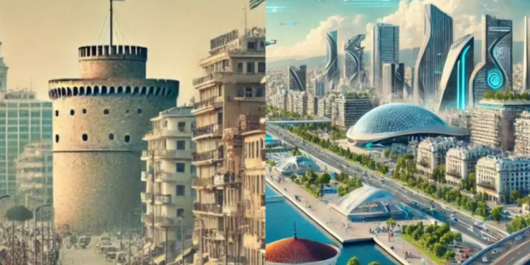 Τεχνητή Νοημοσύνη: Δείχνει πώς ήταν και πώς θα είναι σε 100 χρόνια η Θεσσαλονίκη