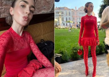 Λίλι Κόλινς: Γιορτάζει την παγκόσμια επιτυχία του «Emily in Paris» με το πιο εμβληματικό look της σεζόν