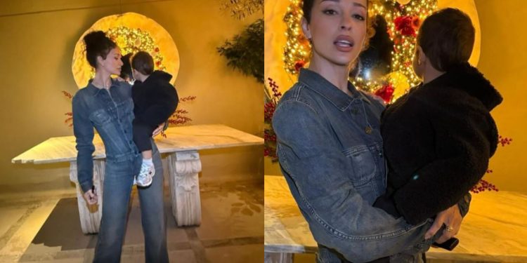 Ελένη Φουρέιρα: Μοιράστηκε τρυφερές φωτογραφίες κρατώντας αγκαλιά τον γιο της 